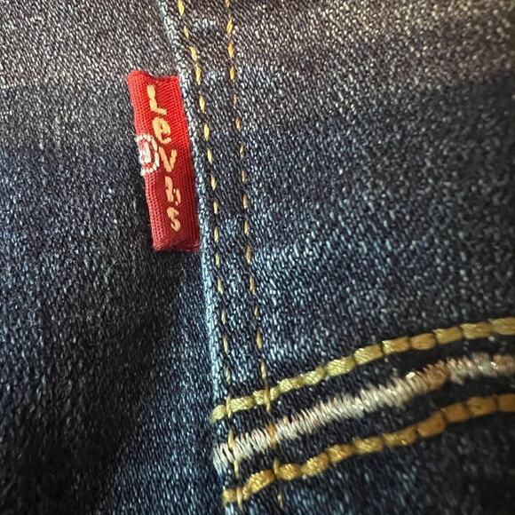 Levi's jeans classic bootcut dark wash with embroidered pocket details Sz 10 - Picture 8 of 11